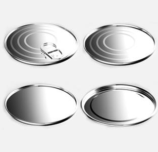 Lids for open-head food cans